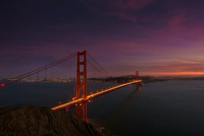 Expanding to the US" Golden Gate Bridge