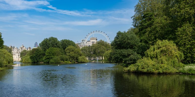 St James's Park view from the bridge